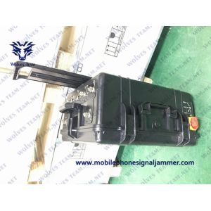 Military Waterproof 20 - 6000Mhz Vehicle Bomb Jammer High Power RF Cell Phone