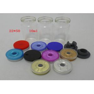 Clear 10ml Vial Glass Bottle Rubber Stopper Sealing For vial Injection