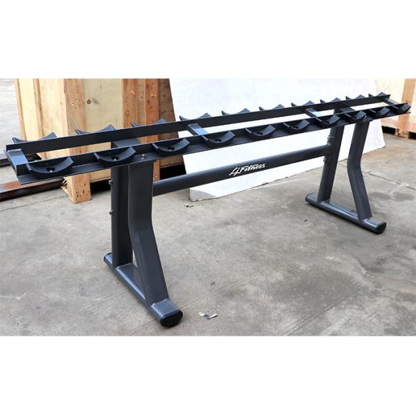 Steel Single Tier Dumbbell Rack Weight Machine For Fitness Club