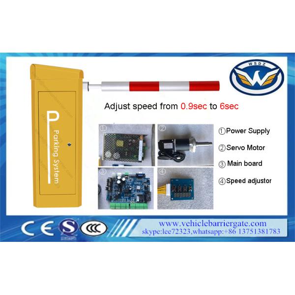 Quality IP54 Adjustable Round Arm Automatic Barrier Gate With Solar Power wholesale