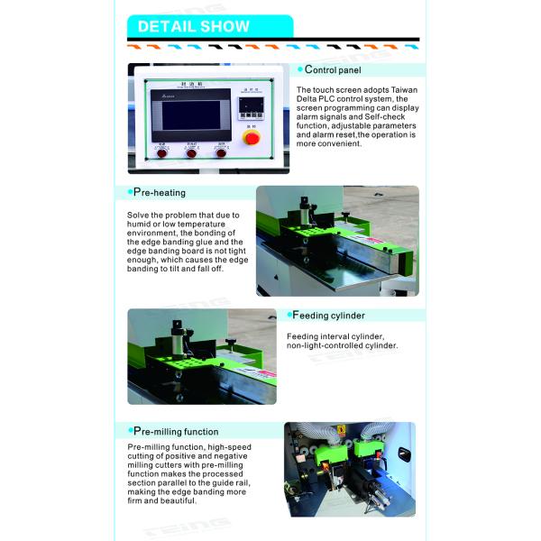 Woodworking Auto Edge Bander with CE Certification SKY530 and Customized Voltage