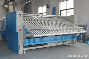 China 380V Heavy Duty Bed Sheet Folding Machine , Automatic Laundry Folder on sale