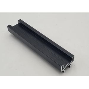 High Glossy 6063 T8 Aluminum Extruded Profile Wood Grain Surface