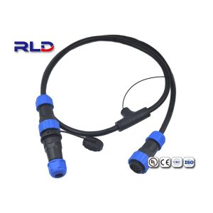 4 5 6 7 9 Pin Female Waterproof SP13 Connector For LED Lighting