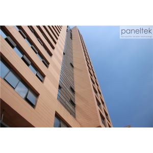 18mm 30mm 20mm Thick Terracotta Cladding Building Facade , Exterior Cladding