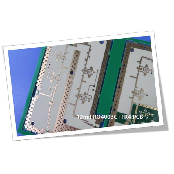Hybrid High Frequency Multilayer PCB 6-Layer Hybrid PCB Made On 12mil 0.305mm