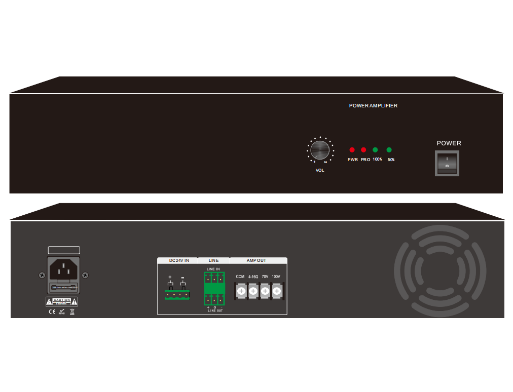 PA-120A 80DB 120W Power Amplification Circuit Power Amplifier 80HZ-20KHZ