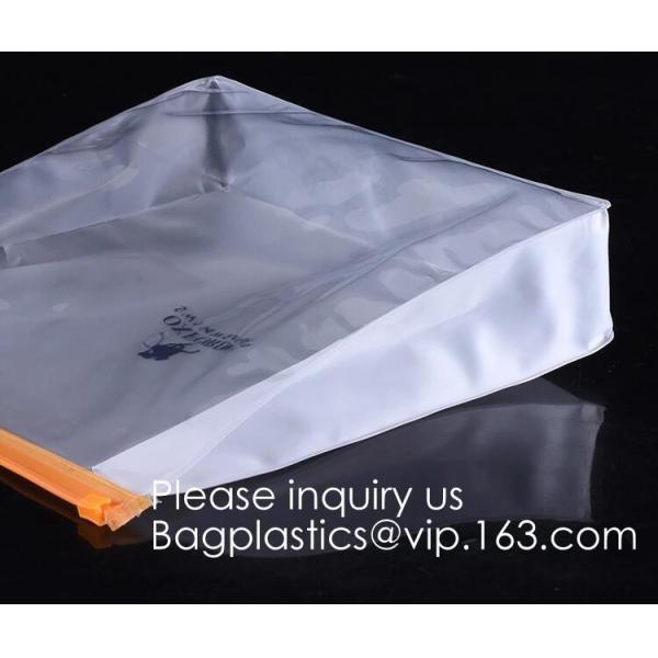 Zipper Flat Stationary Bag Pencil Bags With Zipper,PVC/EVA Toiletry Bag Zipper Closure,Travel Cosmetic Toiletry Bag