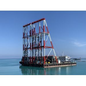 Electric Bottom Feeding Stone Column Pile Driver Vibration Replacement