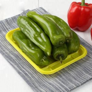 Yellow 18.5*13.5*2cm Plastic Vegetable Serving Tray
