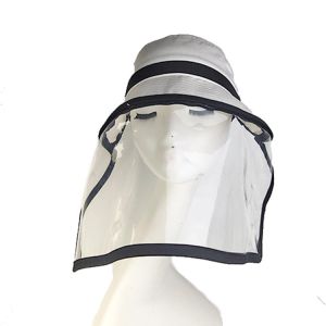 Multifunction Protective Hatswith PVC Face Visor Anti - Spitting Pollution Anti