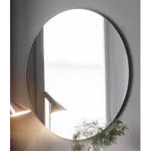 Long Service Life Modern Decorative Wall Mirror Glass with Beveled Edge and