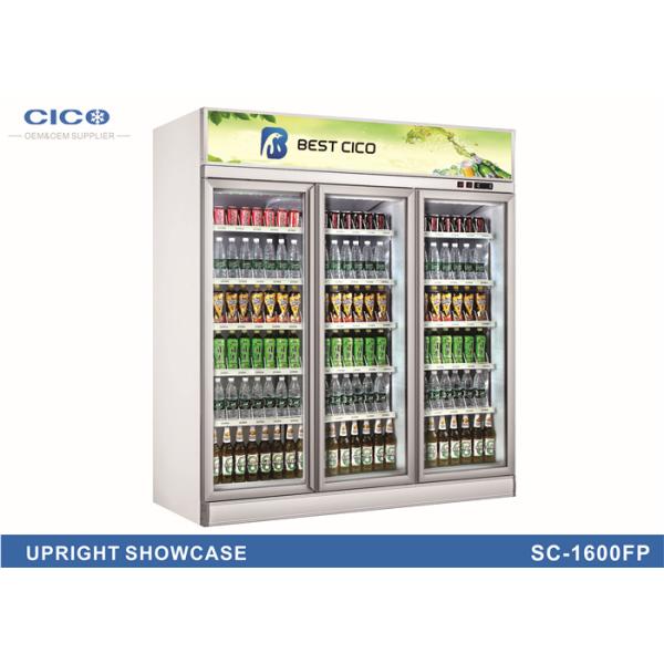 High Capacity Upright Display Refrigerator / Upright Showcase Cooler