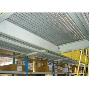 Warehouse Mezzanine Floor Racking System , Customzied Industrial Metal Racks For