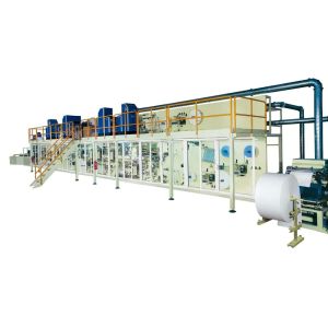 High Speed Sanitary Napkin Making Machine Full Servo Control