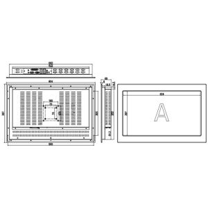 IPPC-2306TW 23.6" Industrial Touch Screen PC I3 I5 I7 U Series CPU Motherboard