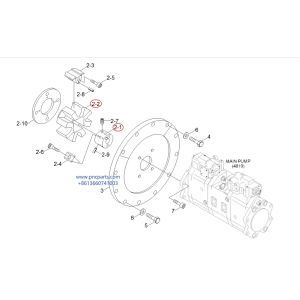 11NB-13010 Coupling Assy 240K 1NB-13030 For Hyundai Crawler Excavator R480-9