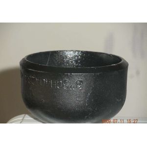 China SCH10 Galvanized Carbon Steel Pipe Cap  Sandblasting Black Paint  SCH20 SCH30 SCH40 on sale