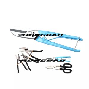 Yellow Tin Snips For Cutting Circles Curves Gutters Stainless Steel Tinmans