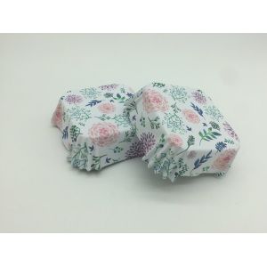 Flower Pattern Paper Baking Cups Square Cupcake Liners Baking Bread For Kid