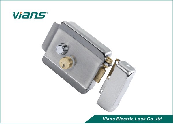 Quality Nickel Plating Electric Rim Lock Sets with Double Connected Cylinder wholesale