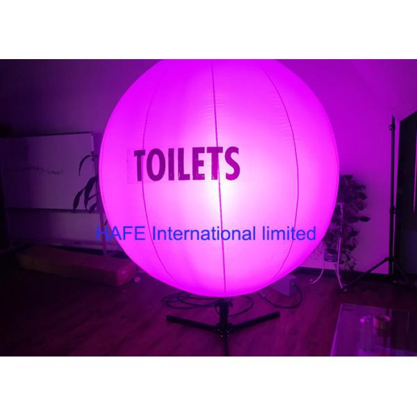 Quality 400 Watt DMX512 Decorative Balloons With Lights Inside , 200 Cm Diameter wholesale
