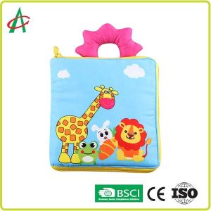 China Embroidery Cartoon Baby Soft Activity Book 22cm Adorable Illustrations on sale