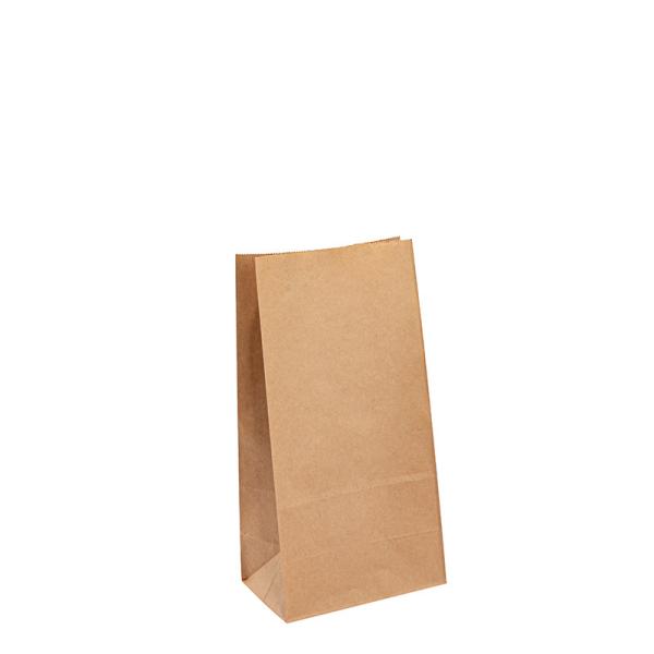 Quality Flexo Printing Brown Kraft Paper Bags No Handles 60gsm Thickness For Takeaway wholesale