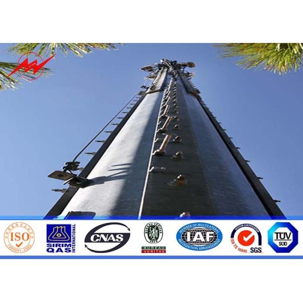 Quality Square 160 ft Lattice Transmission Tower Steel Structure With Single Platform wholesale