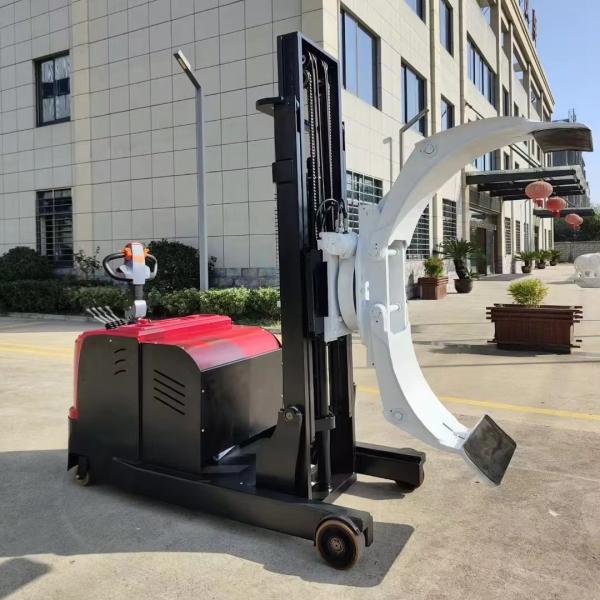 1000kg 1t 1.5t Load capacity Electric roll paper stacker with clamp for use in