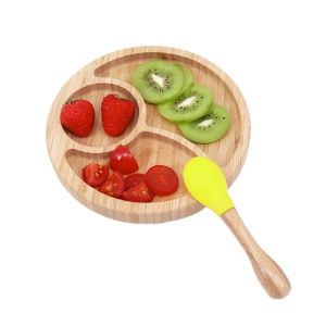 China Custom ECO Bamboo Food Plates with Serving Tray Occasion Giveaways 20x20x3cm on sale