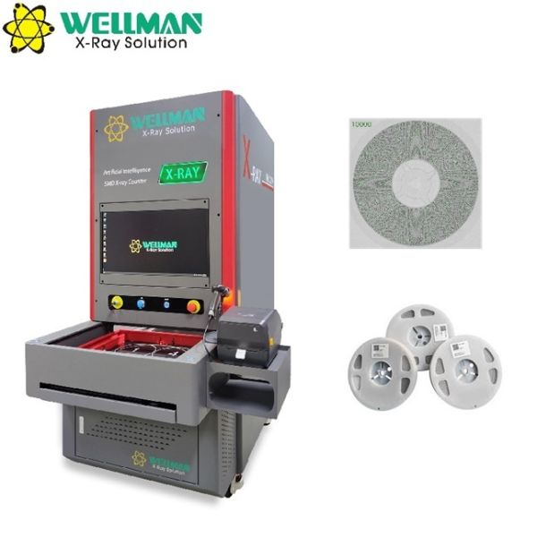 Quality WELLMAN Microfocus X Ray Counter Machine With 80kV Tube And AI Algorithm wholesale