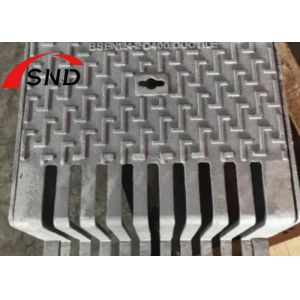 China Roll Kerb Type Cast Iron Gully Grating with Spray Paint and DIN/BS/JIS/ASTM Standard for Drainage Well on sale
