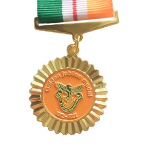 Custom Commemorative Souvenir Medals Woven Polyester Nylon Medal Ribbon