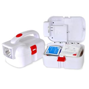 China Flashlight Torch First Aid Kit Case With Batteries Camping Safety Kit Medical on sale