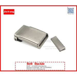 custom prong silver iron metal men belt buckle with embossed logo