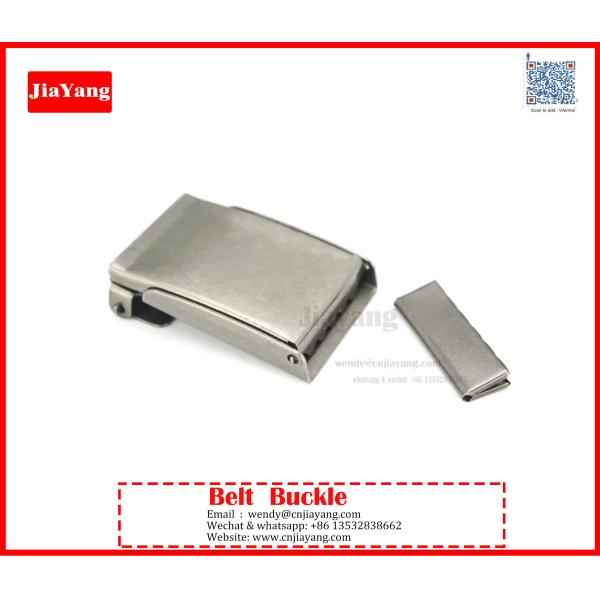 custom prong silver iron metal men belt buckle with embossed logo