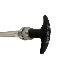 IATF16949 1500MM Mechanical Control Cable With Black Twist Lock T-Handle