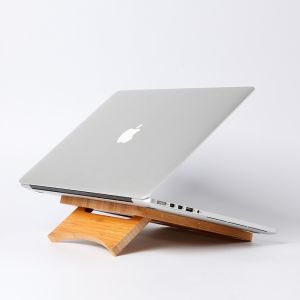 Cheap Foldable Adjustable Bamboo Laptop Stand Tablet Holders Oem for sale