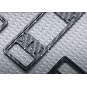 Scratch Resistant Lightweight Carbon Fiber License Plate Frame
