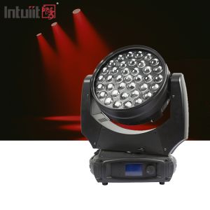 37x10W Zoom Beam Wash Moving Head Light For Stage Lighting Effect With RGBW 4in1