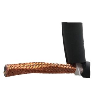 China 0.6/1kV Rubber Covered Cable Copper Wire Braiding CPE Sheathed 2Cx6mm2+6mm2 Earth on sale