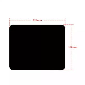 Custom Sublimation Neoprene Square Mouse Mats 18x22cm White Blank Small Size