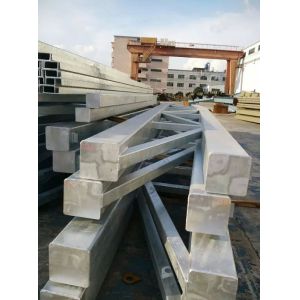 Hot - Dip Galvanized Galvanized Steel Frame For Big Span Truss /Metal frame