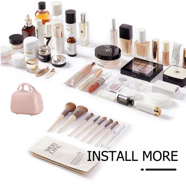 (998)14 "suitcase Makeup box bag Portable cosmetic case/can be attached to a suitcase trolley/can be used in multiple scenarios/easy to carry