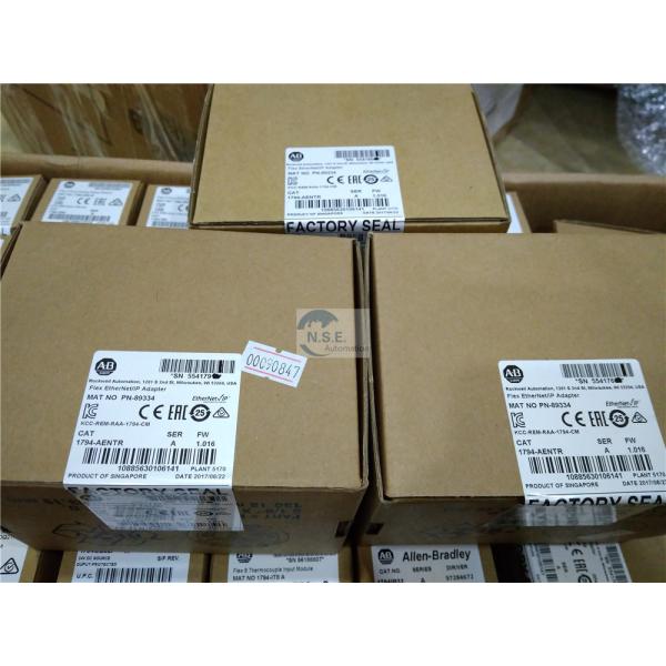 Quality United States Allen Bradley Modules 1794-AENTR Dual Port Ether Net IP Adapter Modules wholesale