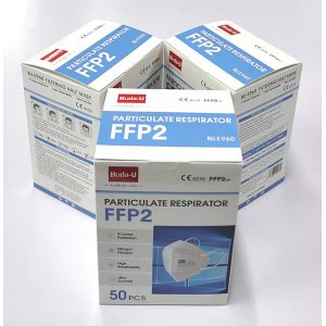 Buda-U 5 Layers FFP2 Particulate Respirator Mask Closely Fit To The Face