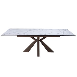 18 Inches Extendable Contemporary Table for Home and Office Use