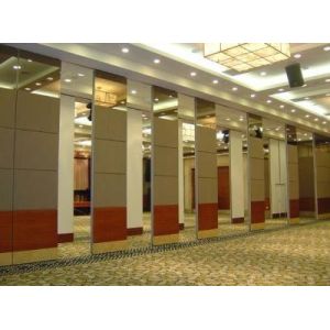 Movable Sliding Sound Proof Partitions Fire Resistant Melamine Surface