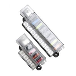 4 Way 8 Way Circuit Fuse Block 4P 8P Auto Fuse Box Holder Marine Fuse Panel